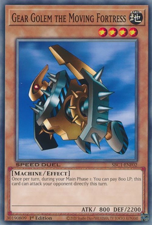 Gear Golem the Moving Fortress [SBC1-ENF02] Common | Good Games Morley