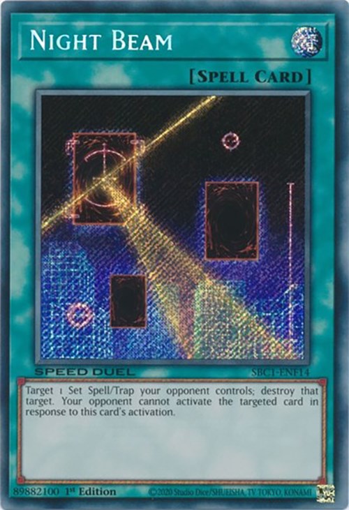 Night Beam [SBC1-ENF14] Secret Rare | Good Games Morley