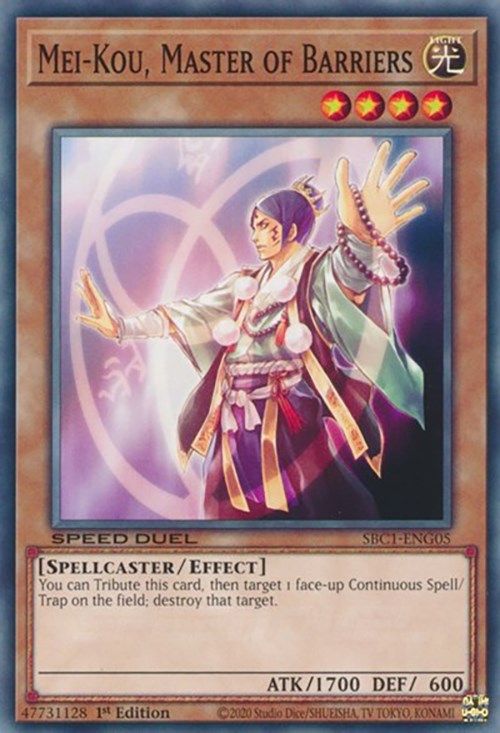 Mei-Kou, Master of Barriers [SBC1-ENG05] Common | Good Games Morley