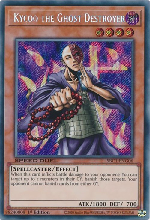 Kycoo the Ghost Destroyer [SBC1-ENG06] Secret Rare | Good Games Morley