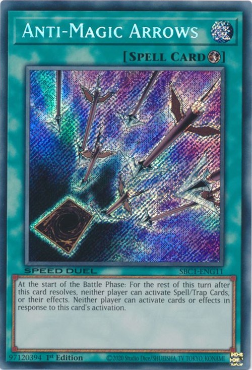 Anti-Magic Arrows [SBC1-ENG11] Secret Rare | Good Games Morley