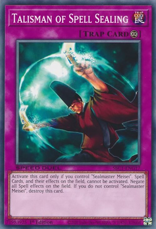Talisman of Spell Sealing [SBC1-ENG17] Common | Good Games Morley