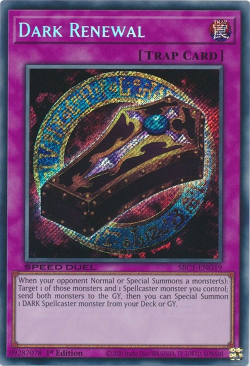 Dark Renewal [SBC1-ENG19] Secret Rare | Good Games Morley