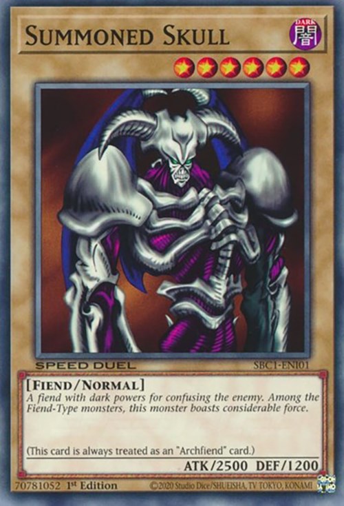 Summoned Skull [SBC1-ENI01] Common | Good Games Morley