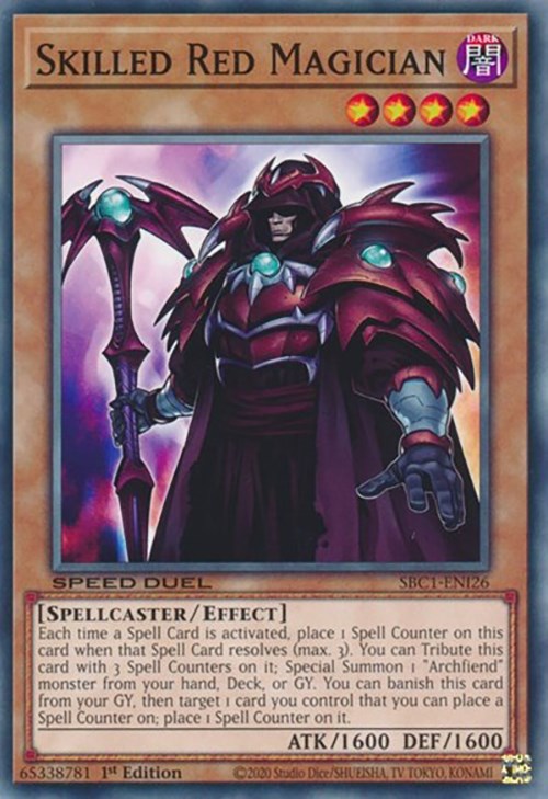 Skilled Red Magician [SBC1-ENI26] Common | Good Games Morley