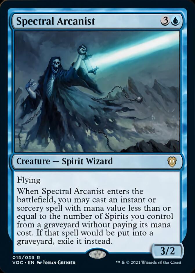 Spectral Arcanist [Innistrad: Crimson Vow Commander] | Good Games Morley