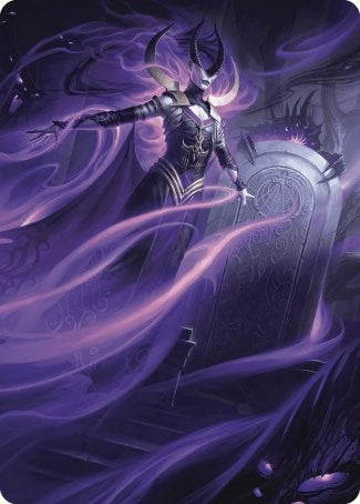 Ashiok, Wicked Manipulator Art Card (10/81) [Wilds of Eldraine Art Series] | Good Games Morley