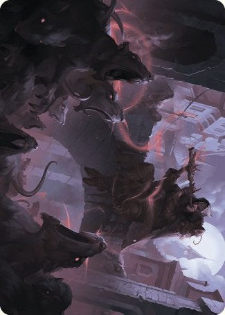 Gnawing Crescendo Art Card [Wilds of Eldraine Art Series] | Good Games Morley