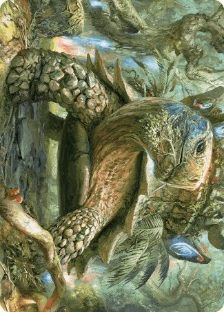 Blossoming Tortoise Art Card [Wilds of Eldraine Art Series] | Good Games Morley