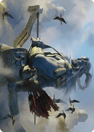 Skybeast Tracker Art Card [Wilds of Eldraine Art Series] | Good Games Morley