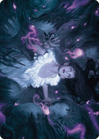 Neva, Stalked by Nightmares Art Card [Wilds of Eldraine Art Series] | Good Games Morley