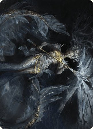 Sharae of Numbing Depths Art Card [Wilds of Eldraine Art Series] | Good Games Morley