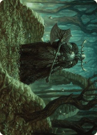 Mosswood Dreadknight Art Card [Wilds of Eldraine Art Series] | Good Games Morley