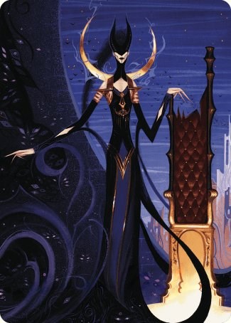 Ashiok, Wicked Manipulator Art Card (57/81) [Wilds of Eldraine Art Series] | Good Games Morley
