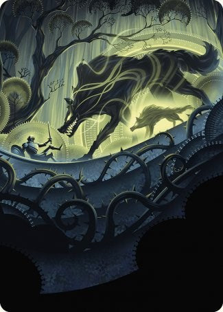 Unnatural Growth Art Card [Wilds of Eldraine Art Series] | Good Games Morley