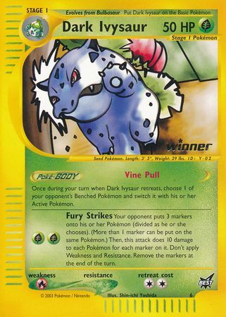 Dark Ivysaur (6) (Winner) [Best of Promos] | Good Games Morley