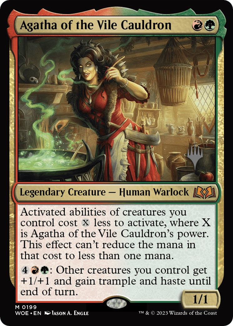 Agatha of the Vile Cauldron (Promo Pack) [Wilds of Eldraine Promos] | Good Games Morley