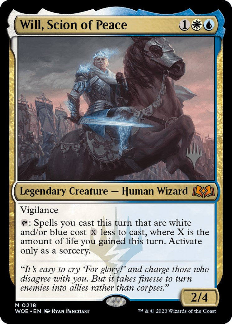 Will, Scion of Peace (Promo Pack) [Wilds of Eldraine Promos] | Good Games Morley