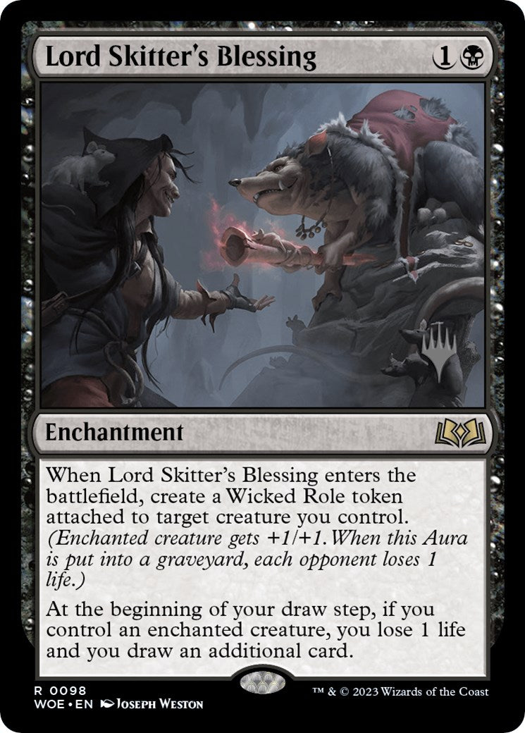 Lord Skitter's Blessing (Promo Pack) [Wilds of Eldraine Promos] | Good Games Morley