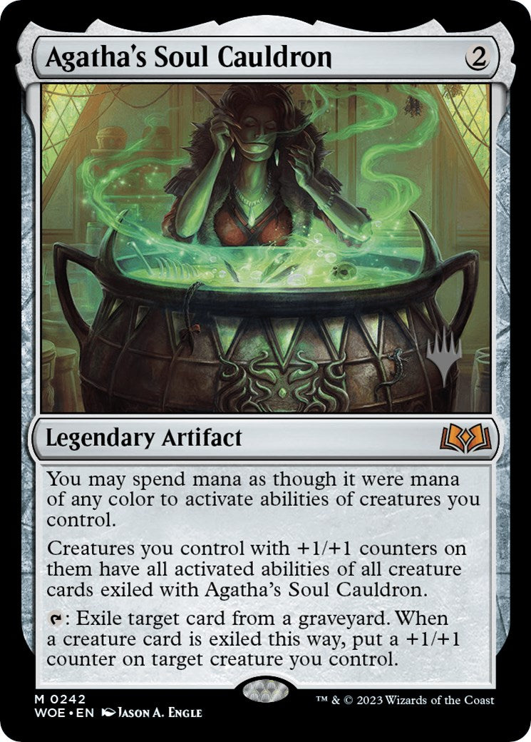 Agatha's Soul Cauldron (Promo Pack) [Wilds of Eldraine Promos] | Good Games Morley