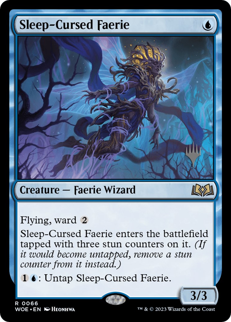 Sleep-Cursed Faerie (Promo Pack) [Wilds of Eldraine Promos] | Good Games Morley