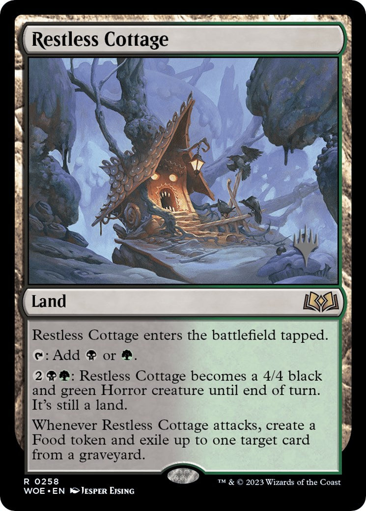 Restless Cottage (Promo Pack) [Wilds of Eldraine Promos] | Good Games Morley