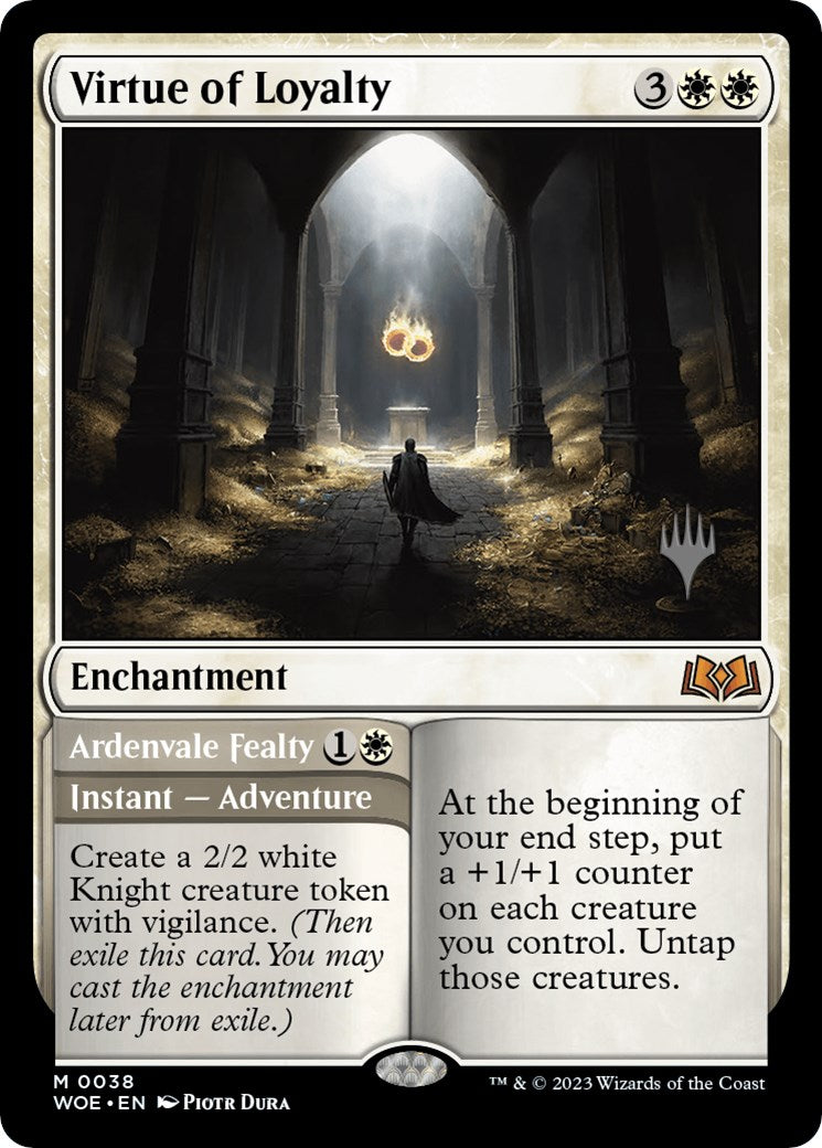 Virtue of Loyalty // Ardenvale Fealty (Promo Pack) [Wilds of Eldraine Promos] | Good Games Morley