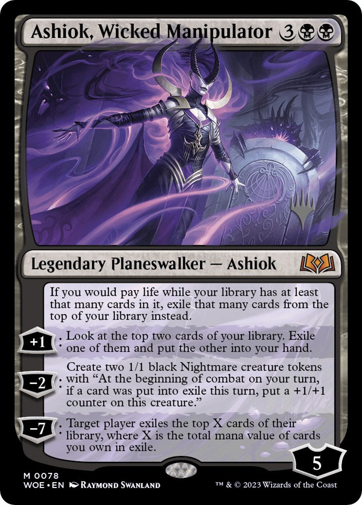 Ashiok, Wicked Manipulator (Promo Pack) [Wilds of Eldraine Promos] | Good Games Morley