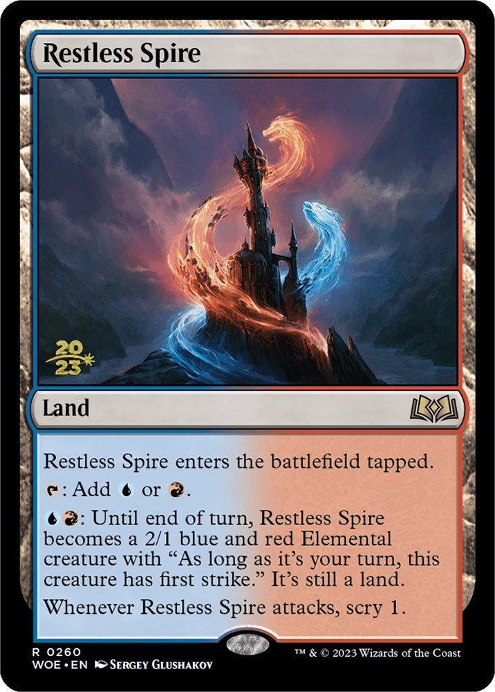 Restless Spire [Wilds of Eldraine Prerelease Promos] | Good Games Morley
