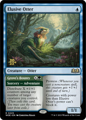Elusive Otter // Grove's Bounty [Wilds of Eldraine Prerelease Promos] | Good Games Morley