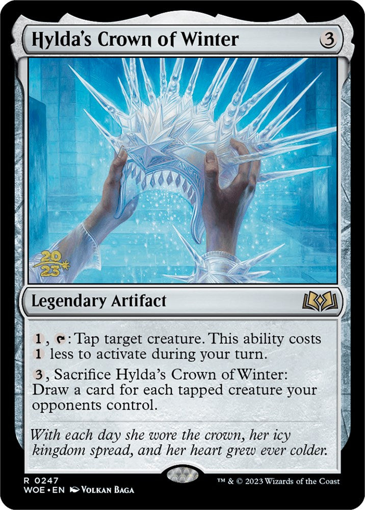 Hylda's Crown of Winter [Wilds of Eldraine Prerelease Promos] | Good Games Morley