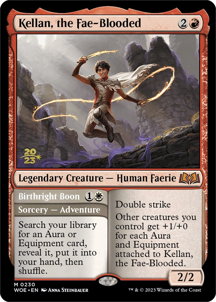 Kellan, the Fae-Blooded [Wilds of Eldraine Prerelease Promos] | Good Games Morley