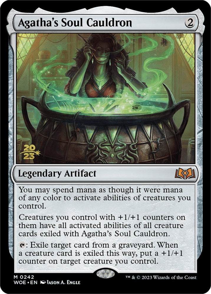 Agatha's Soul Cauldron [Wilds of Eldraine Prerelease Promos] | Good Games Morley