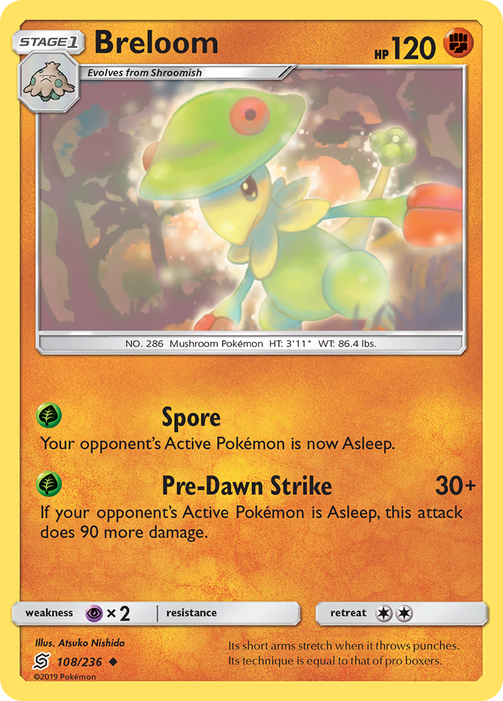 Breloom (108/236) [Sun & Moon: Unified Minds] | Good Games Morley