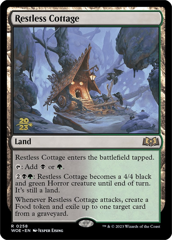 Restless Cottage [Wilds of Eldraine Prerelease Promos] | Good Games Morley