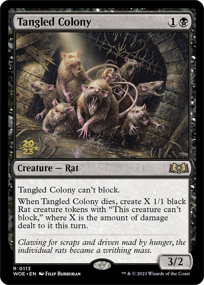 Tangled Colony [Wilds of Eldraine Prerelease Promos] | Good Games Morley