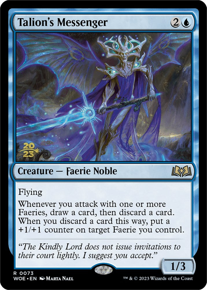 Talion's Messenger [Wilds of Eldraine Prerelease Promos] | Good Games Morley