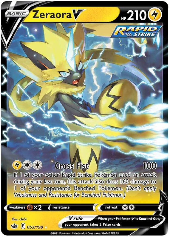 Zeraora V (053/198) [Sword & Shield: Chilling Reign] | Good Games Morley