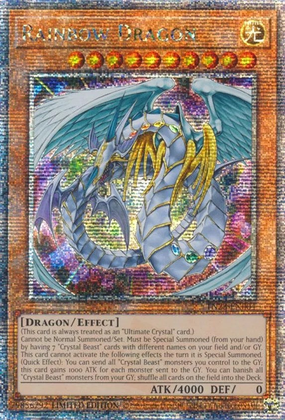 Rainbow Dragon [TN23-EN004] Quarter Century Secret Rare | Good Games Morley