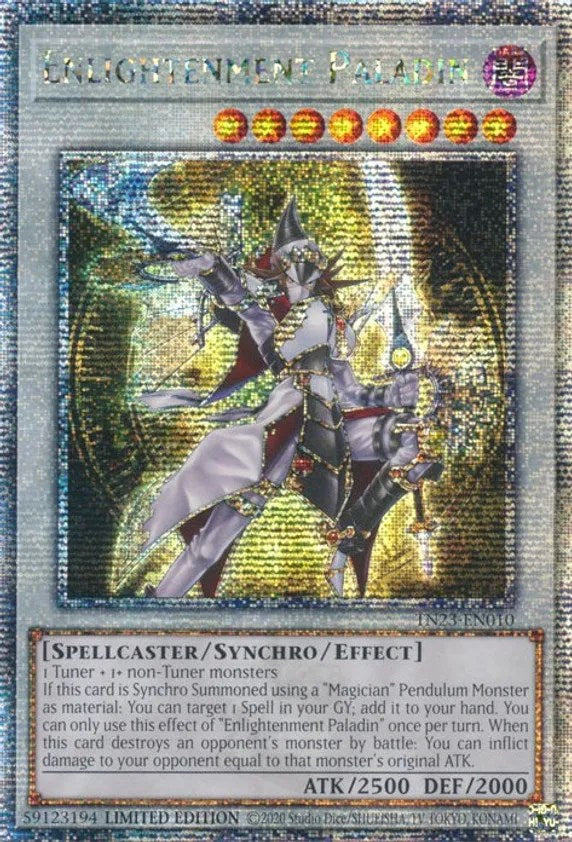 Enlightenment Paladin [TN23-EN010] Quarter Century Secret Rare | Good Games Morley