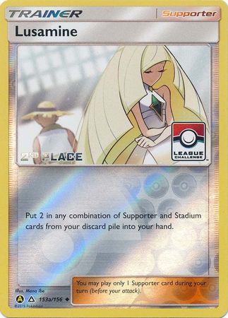 Lusamine (153a/156) (League Challenge Alt Art 2nd Place) [Sun & Moon: Ultra Prism] | Good Games Morley