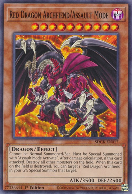 Red Dragon Archfiend/Assault Mode [SDCK-EN017] Common | Good Games Morley
