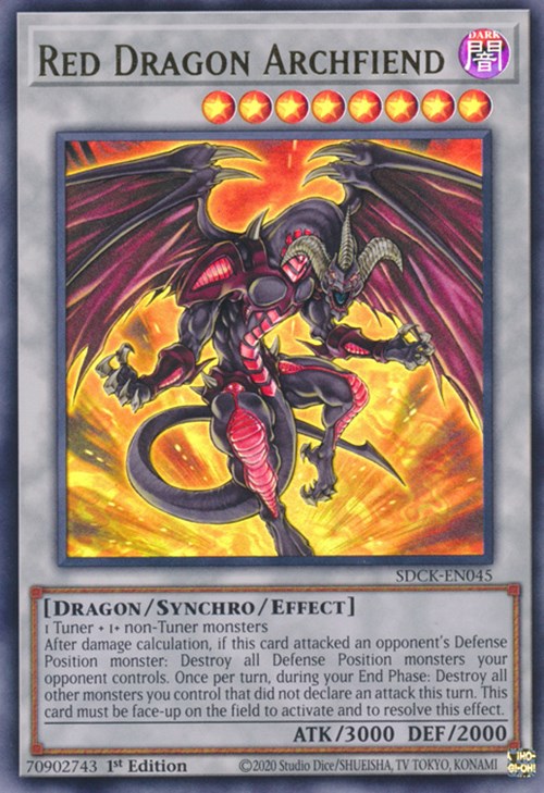 Red Dragon Archfiend [SDCK-EN045] Ultra Rare | Good Games Morley