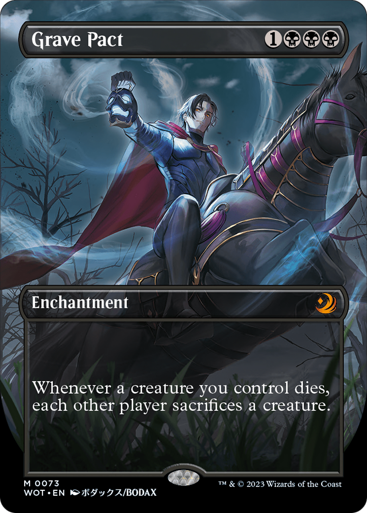 Grave Pact (Anime Borderless) [Wilds of Eldraine: Enchanting Tales] | Good Games Morley