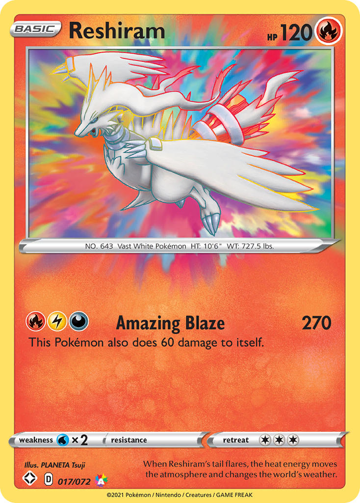 Reshiram (017/072) [Sword & Shield: Shining Fates] | Good Games Morley