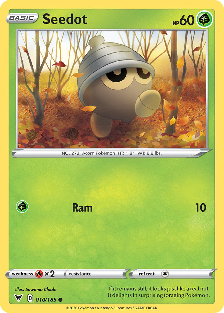 Seedot (010/185) [Sword & Shield: Vivid Voltage] | Good Games Morley