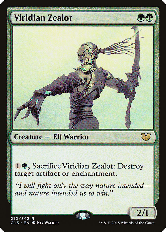 Viridian Zealot [Commander 2015] | Good Games Morley