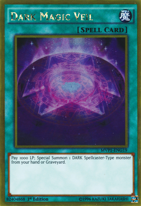 Dark Magic Veil [MVP1-ENG19] Gold Rare | Good Games Morley