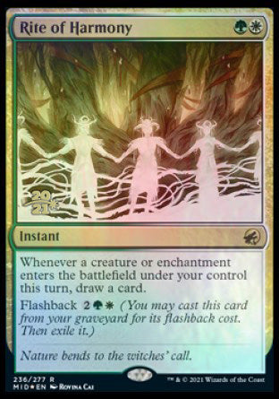 Rite of Harmony [Innistrad: Midnight Hunt Prerelease Promos] | Good Games Morley