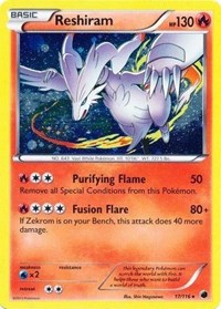 Reshiram (17/116) (Cosmos Holo) [Black & White: Plasma Freeze] | Good Games Morley